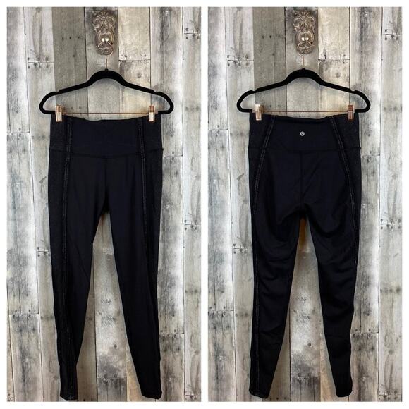 Lululemon Power Lines Pant *28" in Black/Meisai Ice Grey Size 8. - Picture 12 of 16